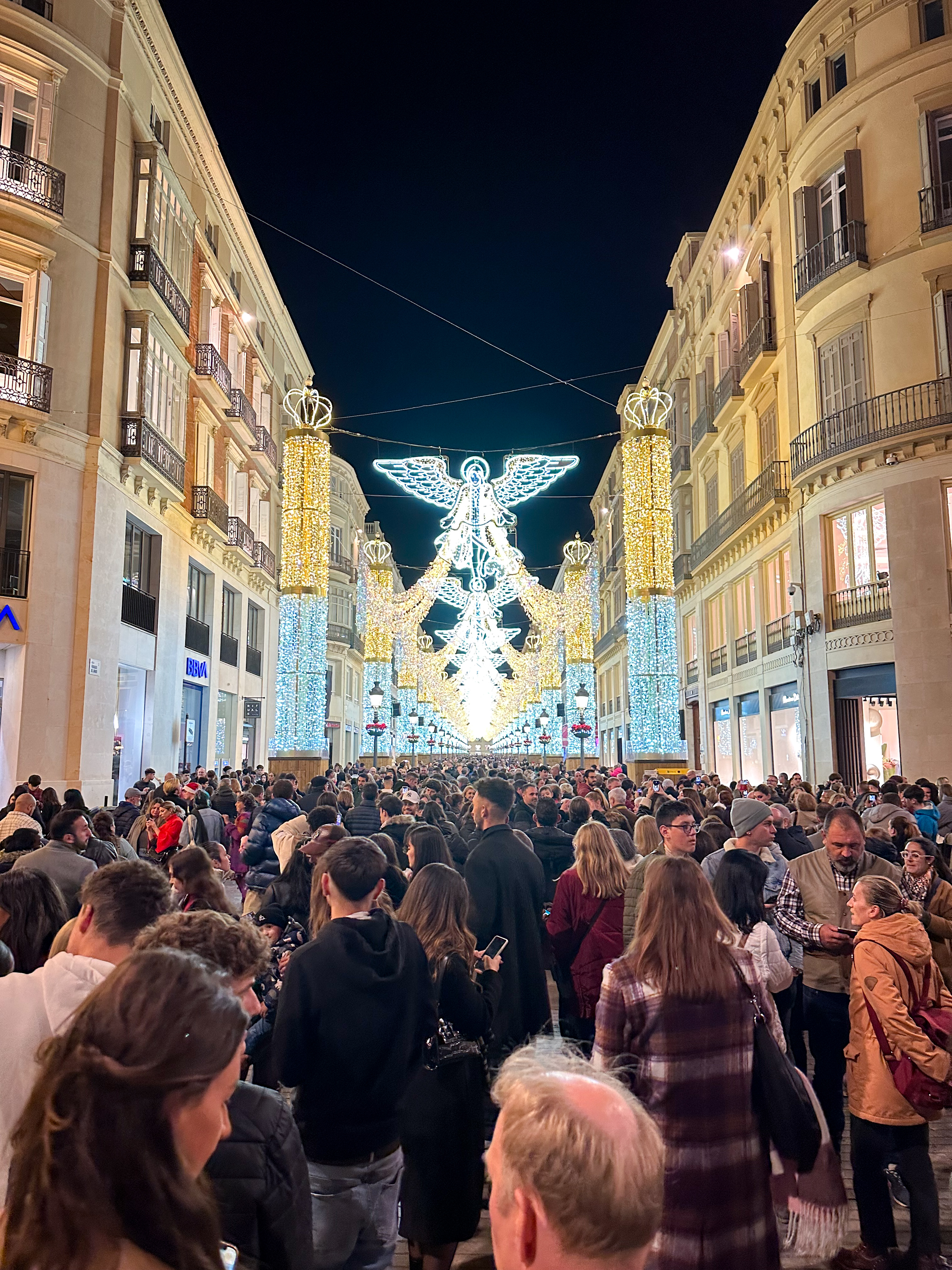 marques de larios with christmas decorations