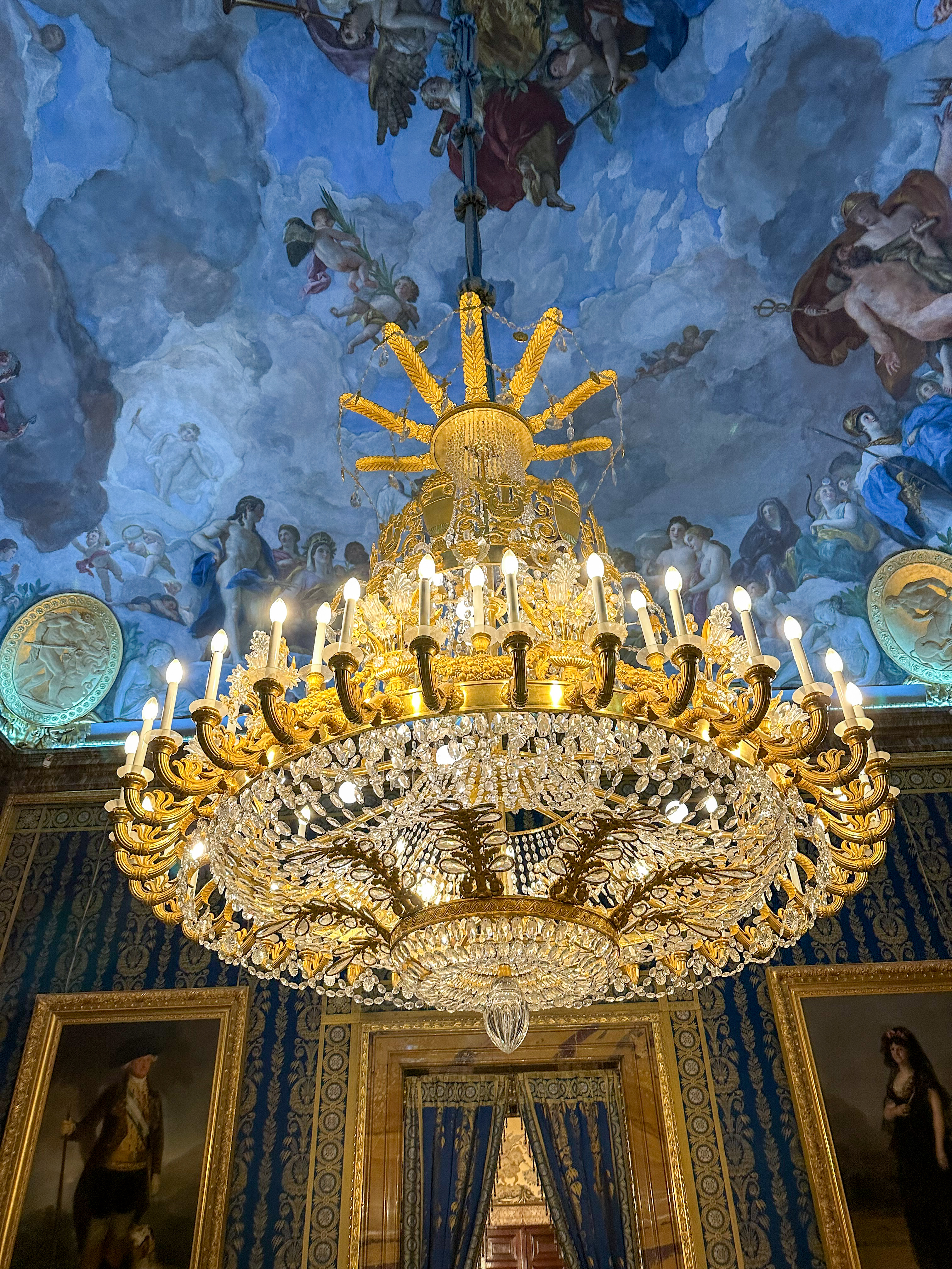 inside the royal palace of madrid