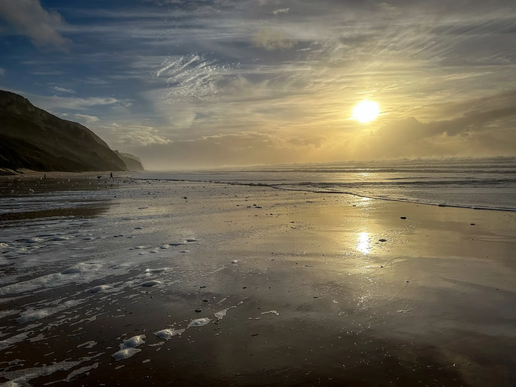 view over the praia de value fugueiras